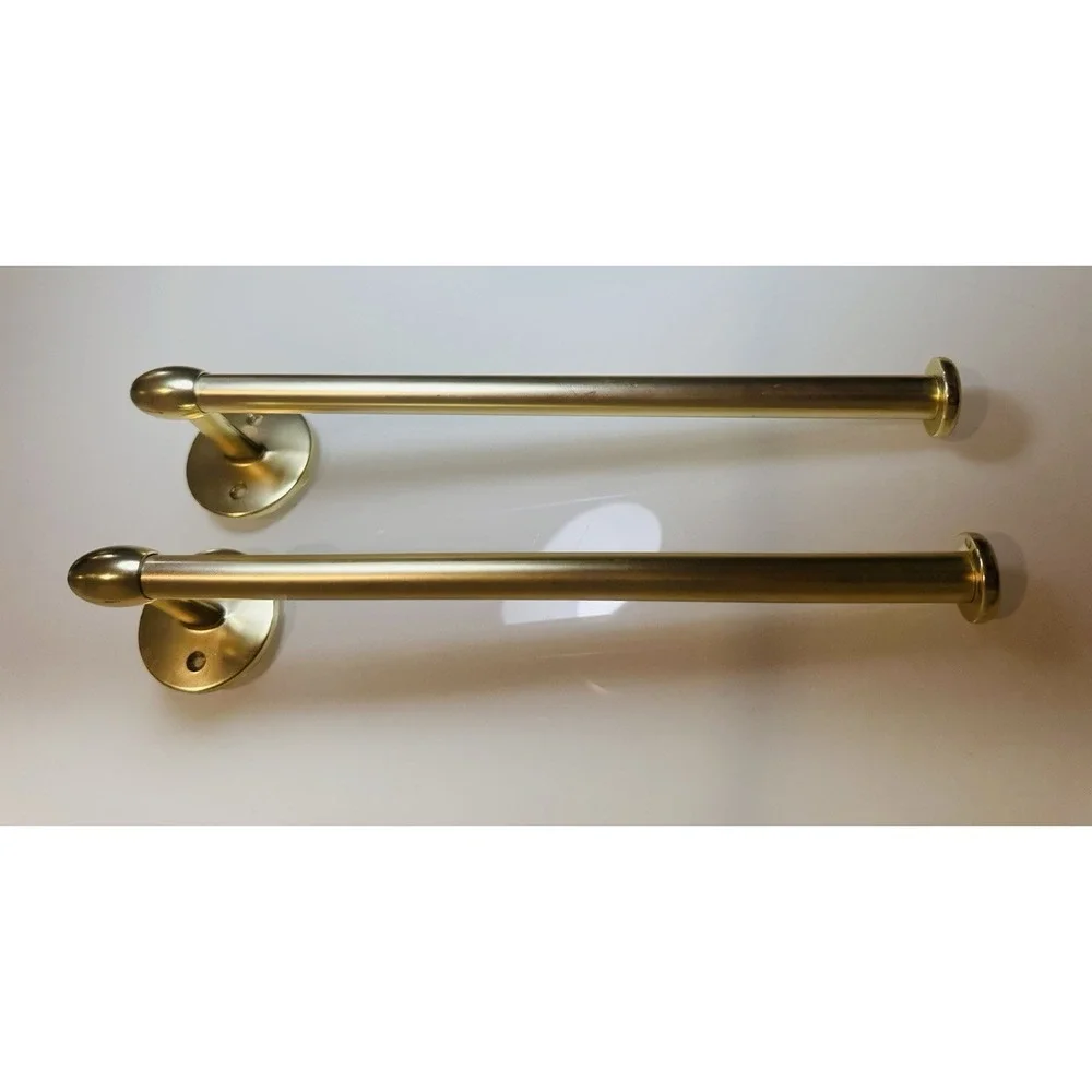 Solid Brass Wall-mounted Holder Lot of 2 Paper Tower Holders 12